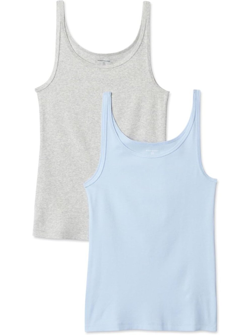 Women's Slim-Fit Thin Strap Tank Top, Pack of 2